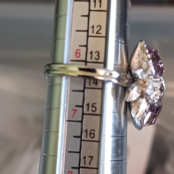 1972 Vintage June Sarah Coventry Love Story Ring Adjustable Size - Picture 9 of 10